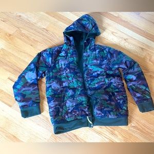 The NorthFace reversible fall spring jacket with hood 14/16